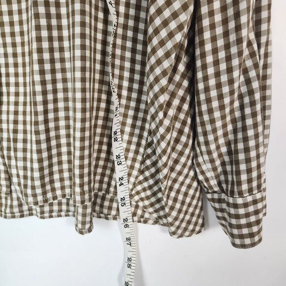 J Jill Shirt Womens Sz S Cottagecore Boho Peasant Western Cowgirl Layering Piece - Picture 10 of 10